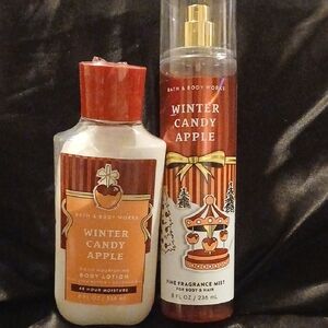 Bath & Body Works Winter Candy Apple Lotion & Mist Duo
